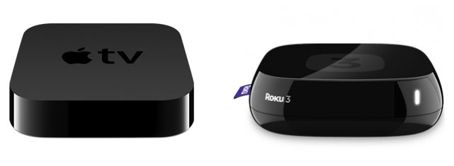 Apple TV and Roku