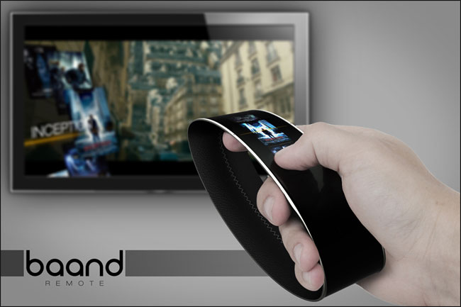 Click to enlarge baand remote concept for Smart TVs