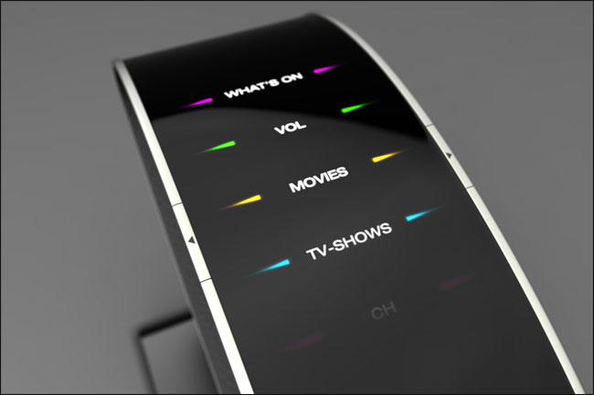 Click to enlarge baand remote concept for Smart TVs