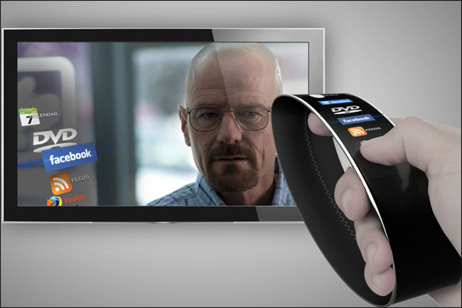 Click to enlarge baand remote concept for Smart TVs