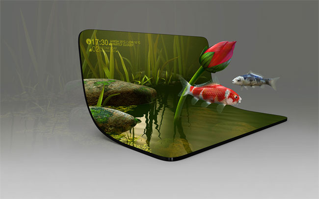 Click to enlarge Holographic 3D display