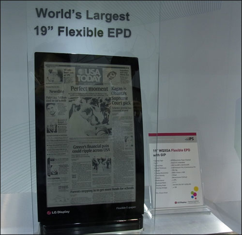 LG 19-inch e-Paper
