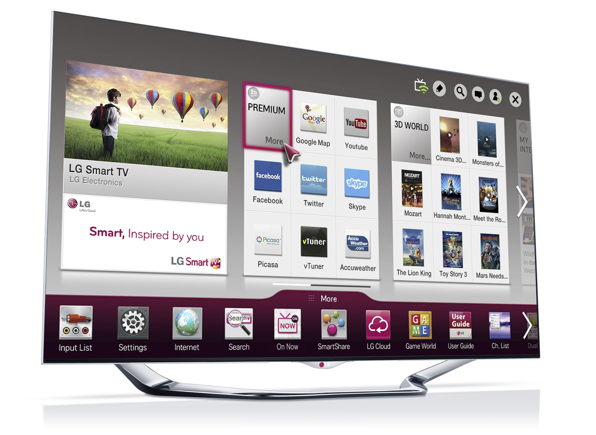 Specifications For LG s 2013 LED Smart TVs FlatpanelsHD