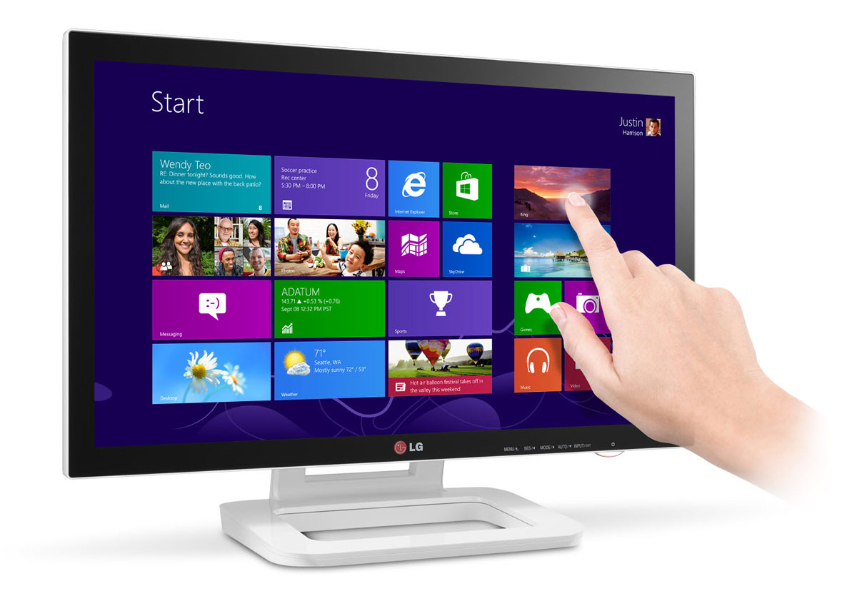 LG Also Has A Touch monitor For Windows 8 FlatpanelsHD