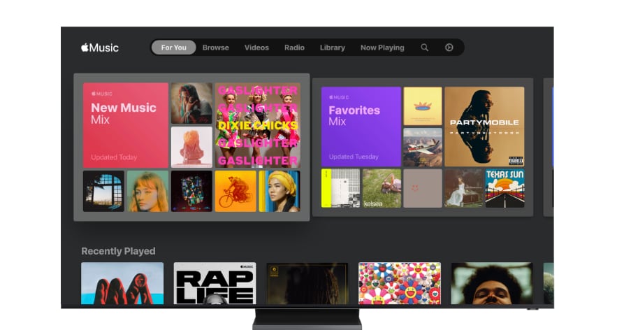 Apple Music Samsung TVs