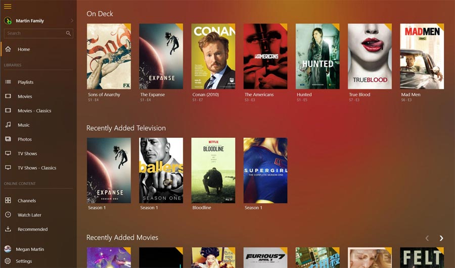 Plex for Windows 10