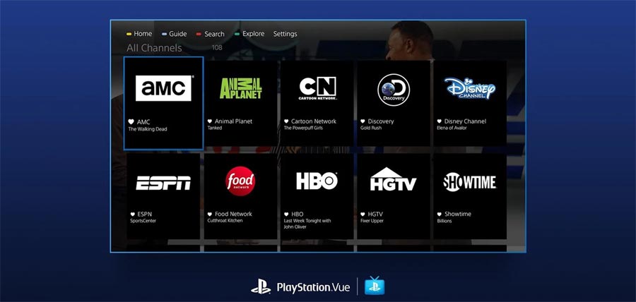 PS Vue on Android TV