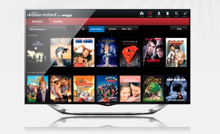 Redbox Instant on LG Smart TVs