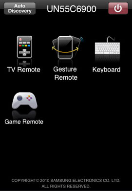 Click to enlarge Samsung App