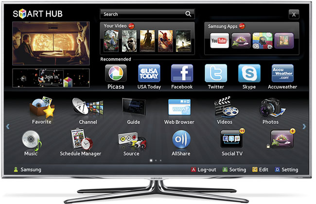 Click to enlarge Samsung Smart TV