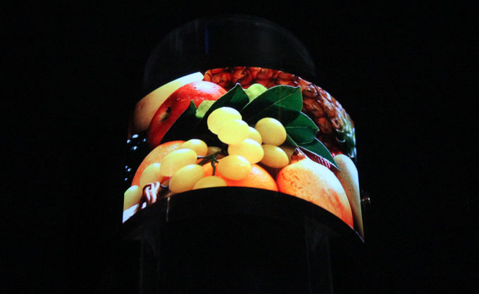 Sharp flexible OLED display Sharp flexible OLED display