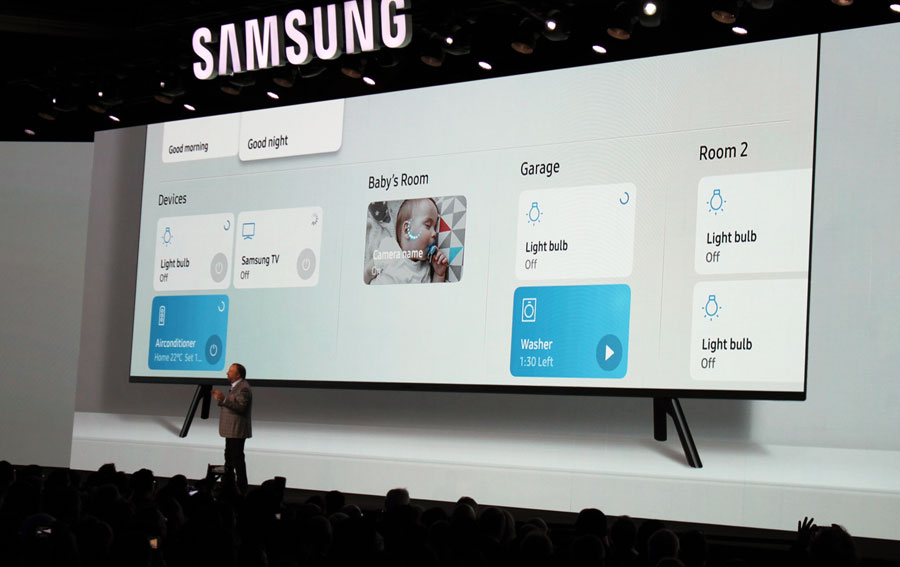 Samsung SmartThings on TV
