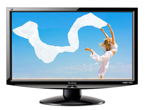 Click to enlarge ViewSonic V3D241wm-LED 120 Hz monitor