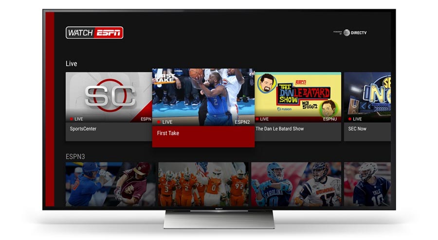 WatchESPN on Android TV