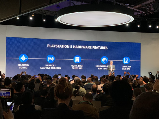 PlayStation 5 was briefly mentioned on stage