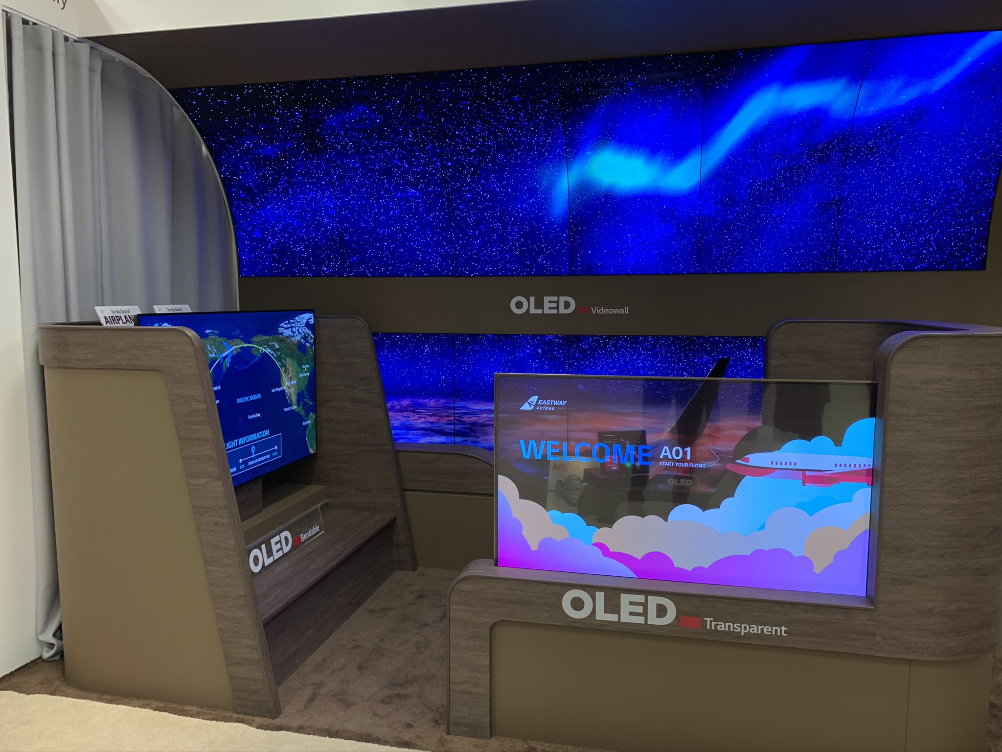 OLED concept for flights