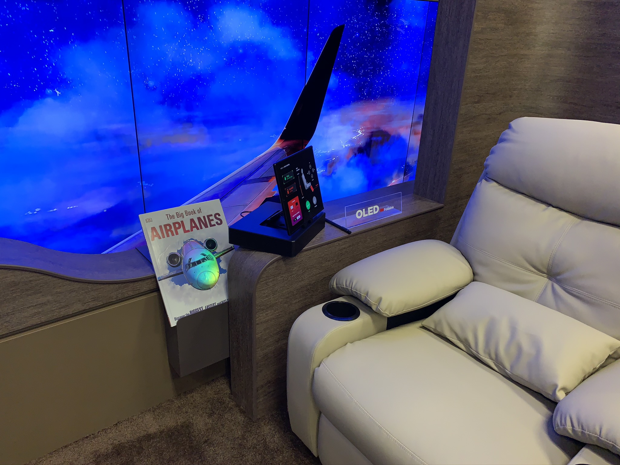 OLED concept for flights