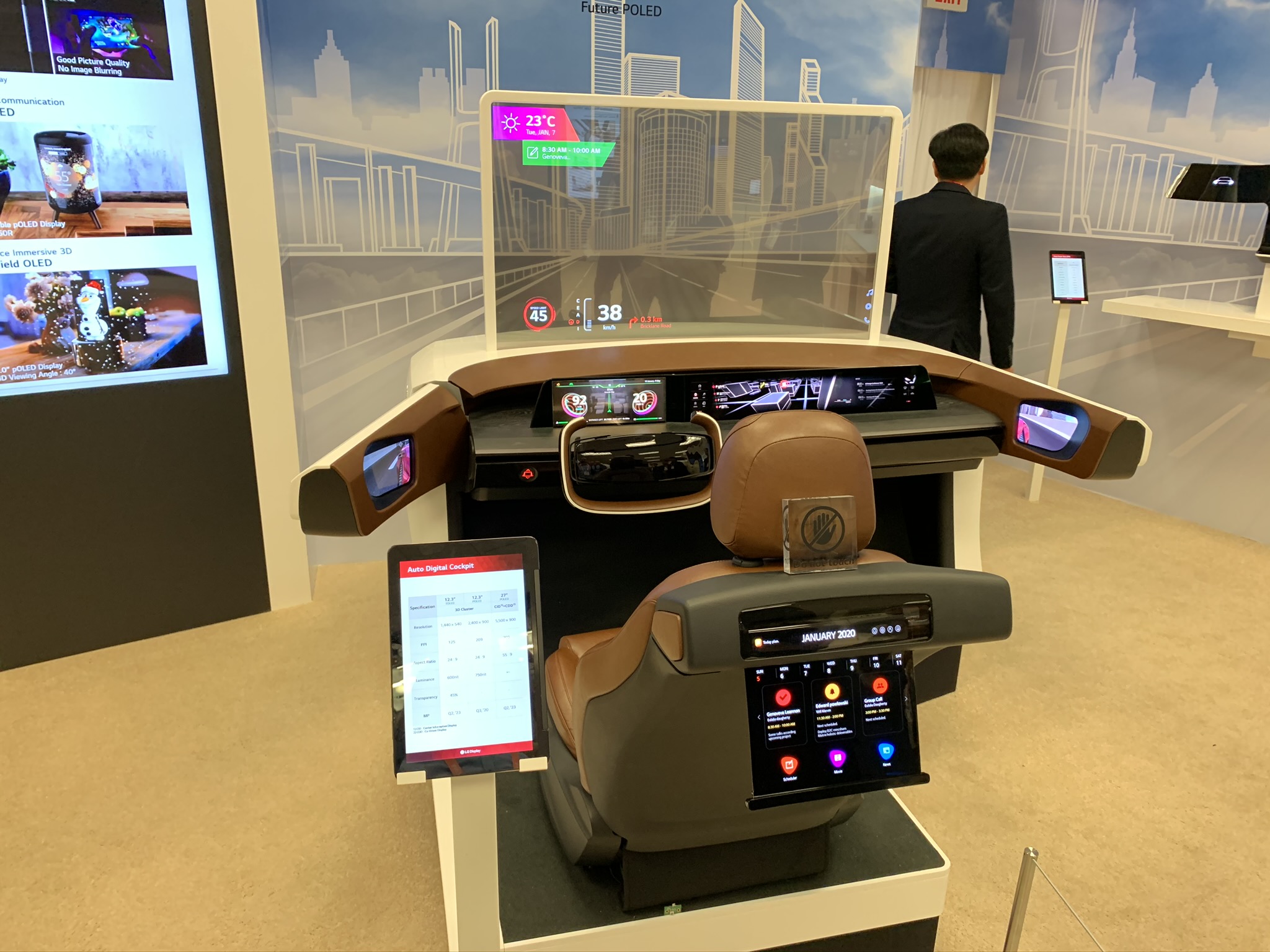 In-car OLED concept