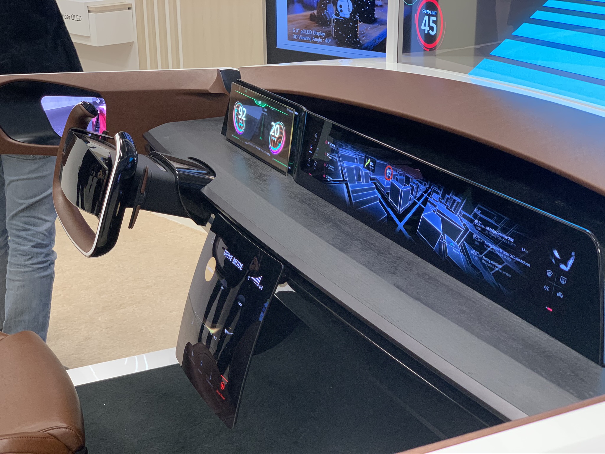 In-car OLED concept