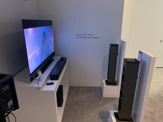 Bluetooth surround supported on LG 2020 TVs
