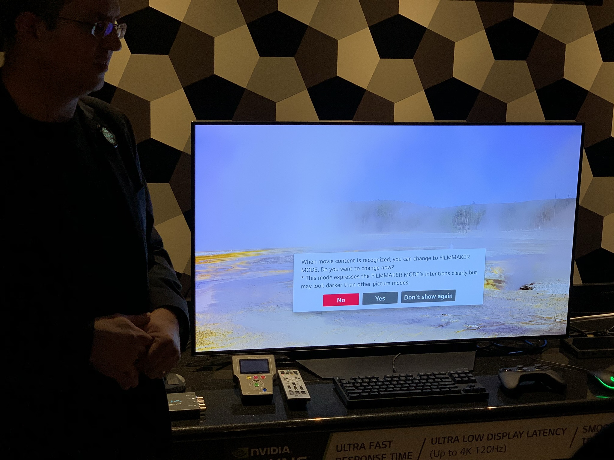 Auto detection for Filmmaker Mode on LG 48" CX OLED