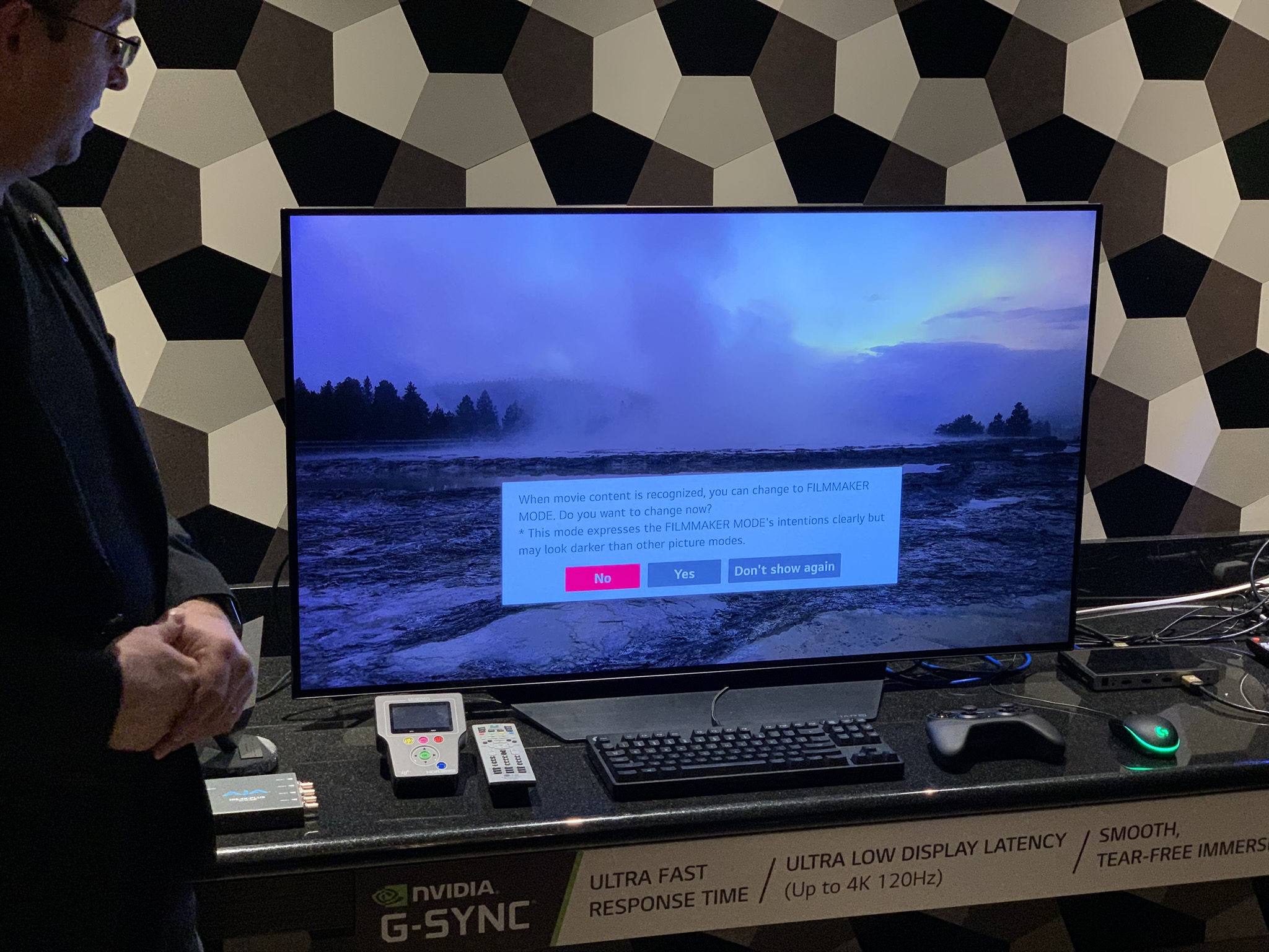Auto detection for Filmmaker Mode on LG 48" CX OLED