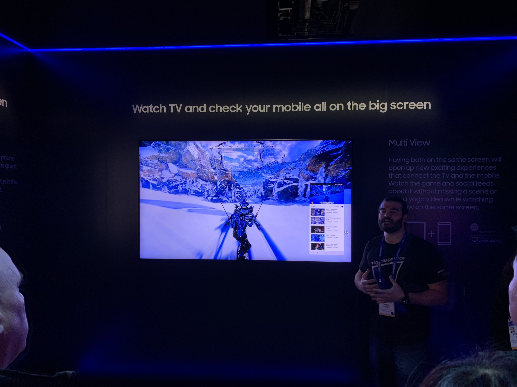 Smartphone mirroring mode