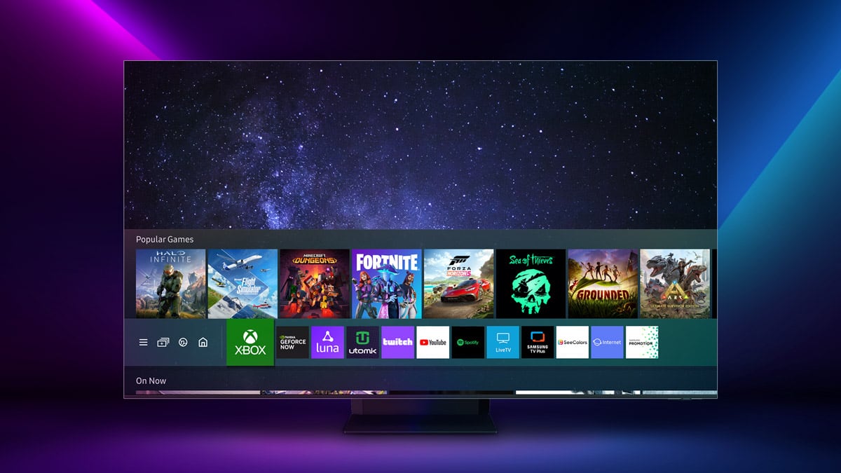 APP nativo do xCloud e Geforce Now liberado nas TVs Samsung Modelo