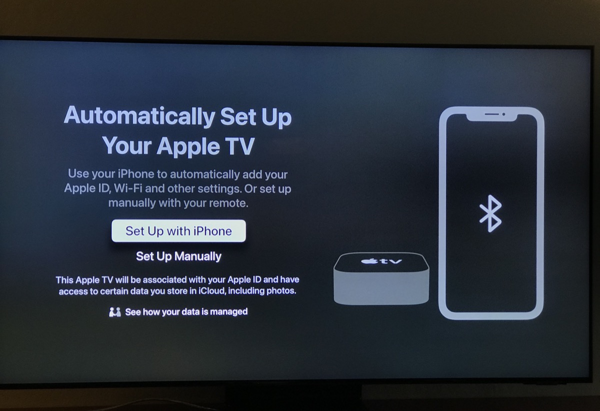 Apple TV setup Apple TV setup