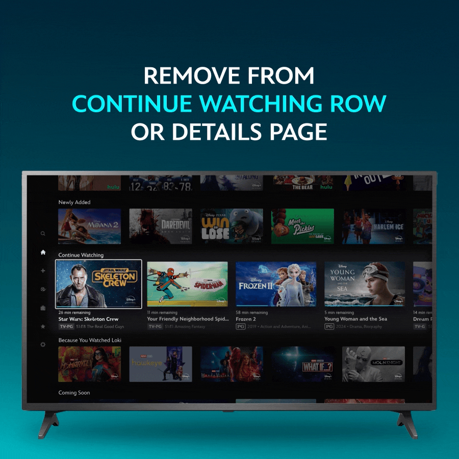 Disney+ Continue Watching