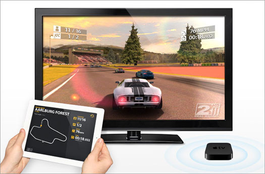 Click to enlarge AirPlay turns Apple TV into gaming console
