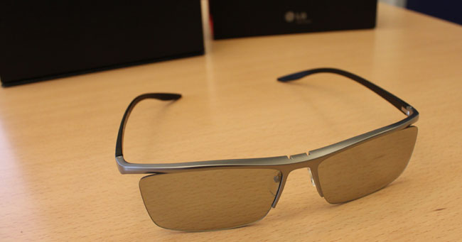 Click to enlarge LG and Alain Mikli’s 3D glasses double as sunglasses