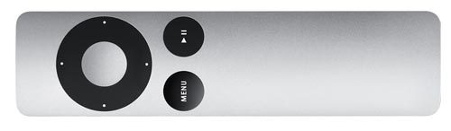The current Apple remote The current Apple remote