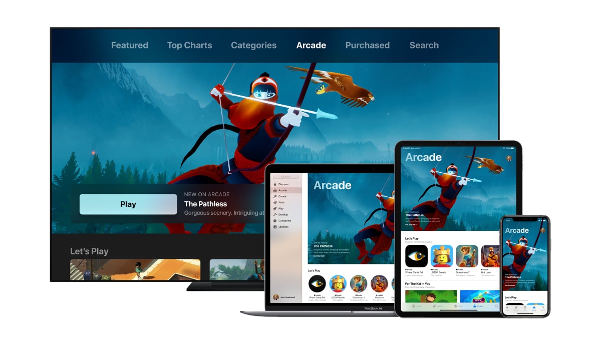 Apple Arcade in Apple TV Arcade in Apple TV