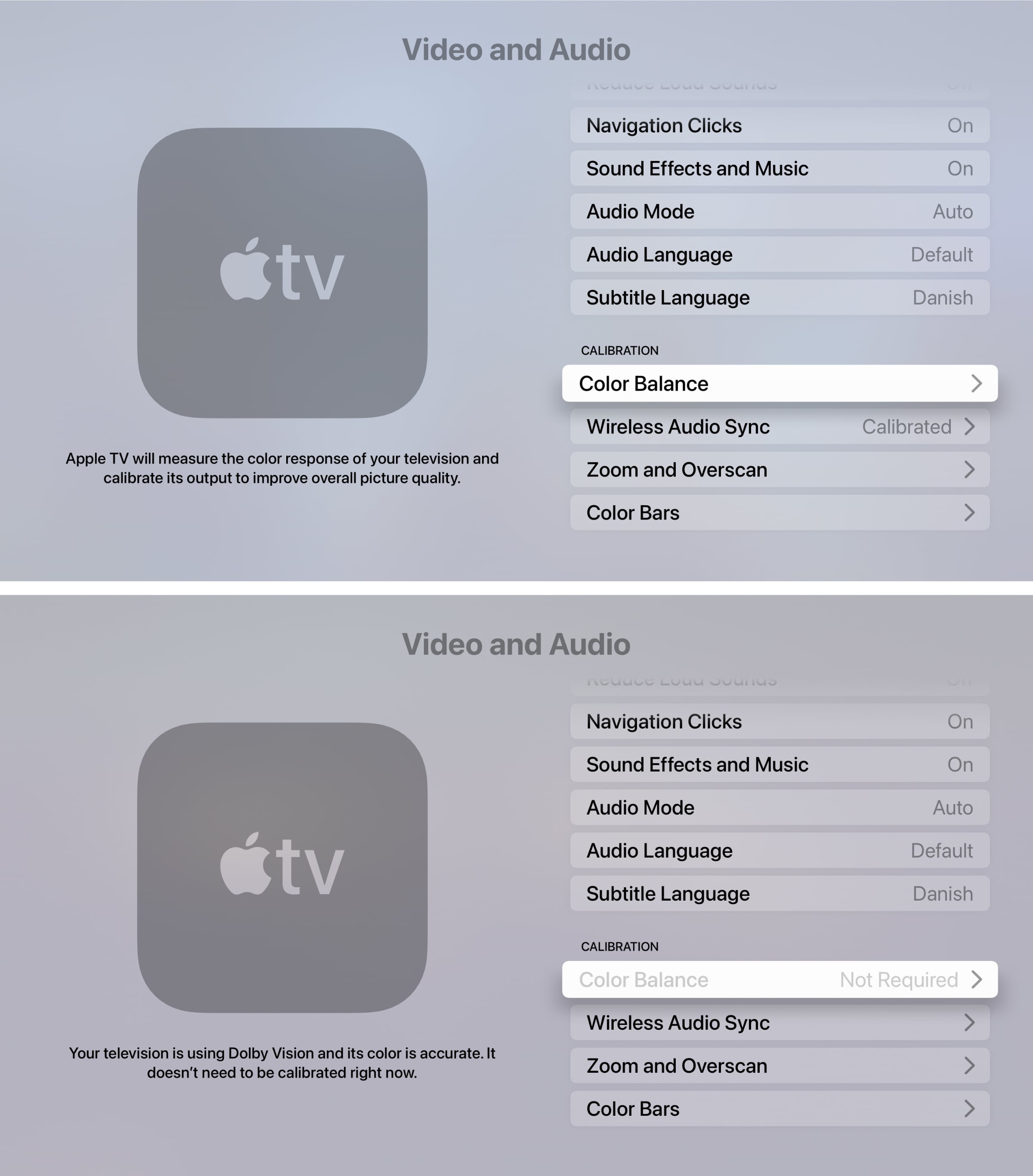 en sælger sanger nitrogen Apple's 'Color Balance' calibration is also coming to previous Apple TVs -  FlatpanelsHD