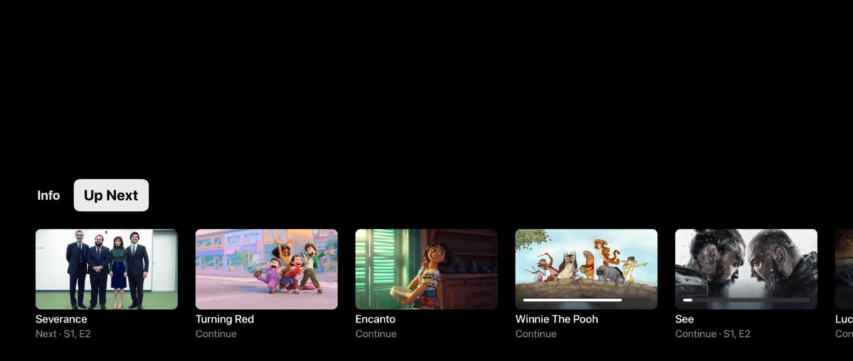 Apple TV Up Next Apple TV Up Next