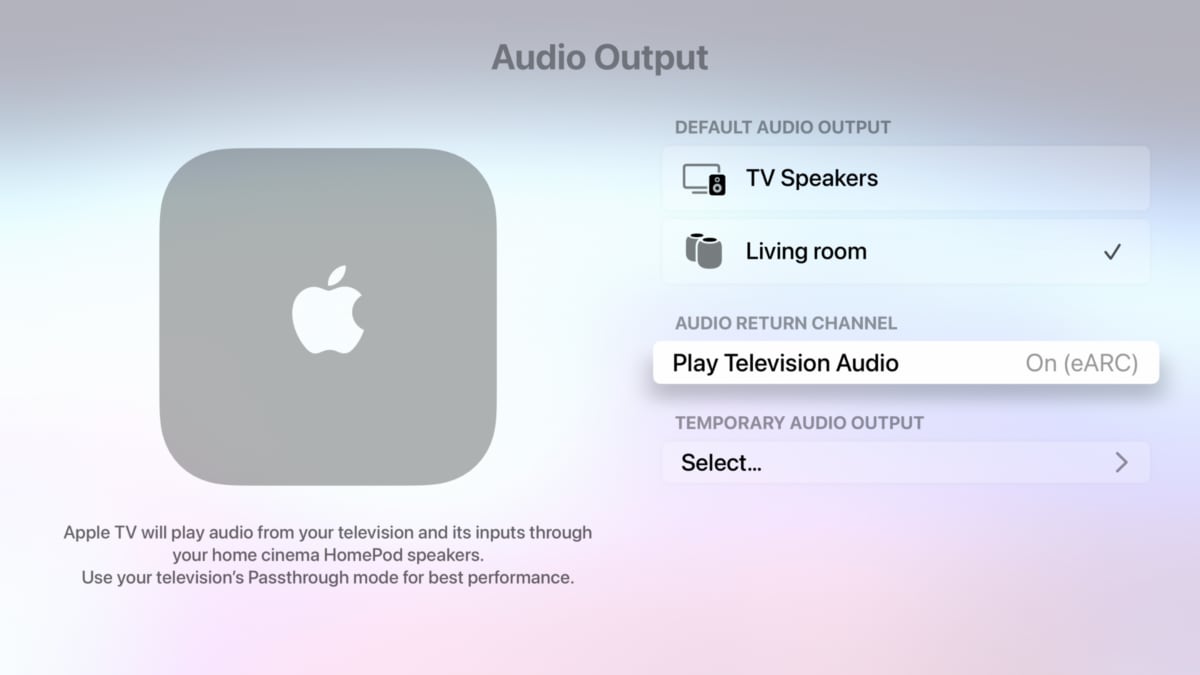 Apple TV eARC Apple TV eARC
