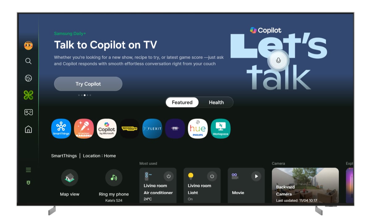 Copilot Samsung TV