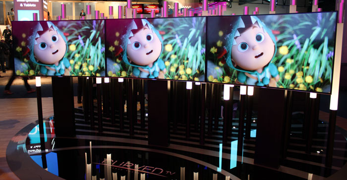 Curved TVs everywhere at CES 2015