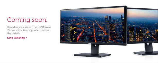 Click to enlarge Dell U2913WM 21:9 monitor