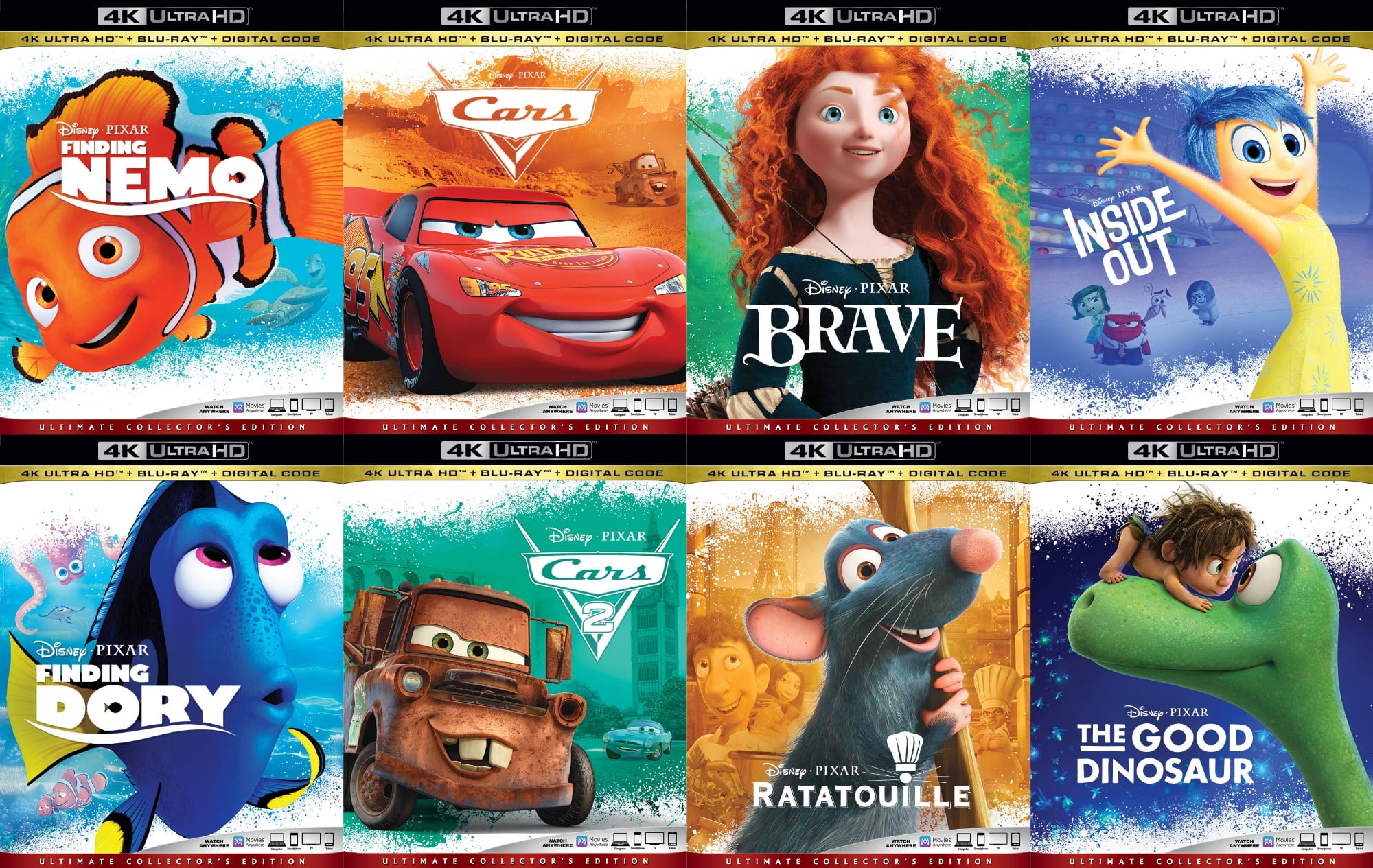 Incoming Wave Of Disney Animation Pixar Movies On Ultra Hd Blu Ray Flatpanelshd