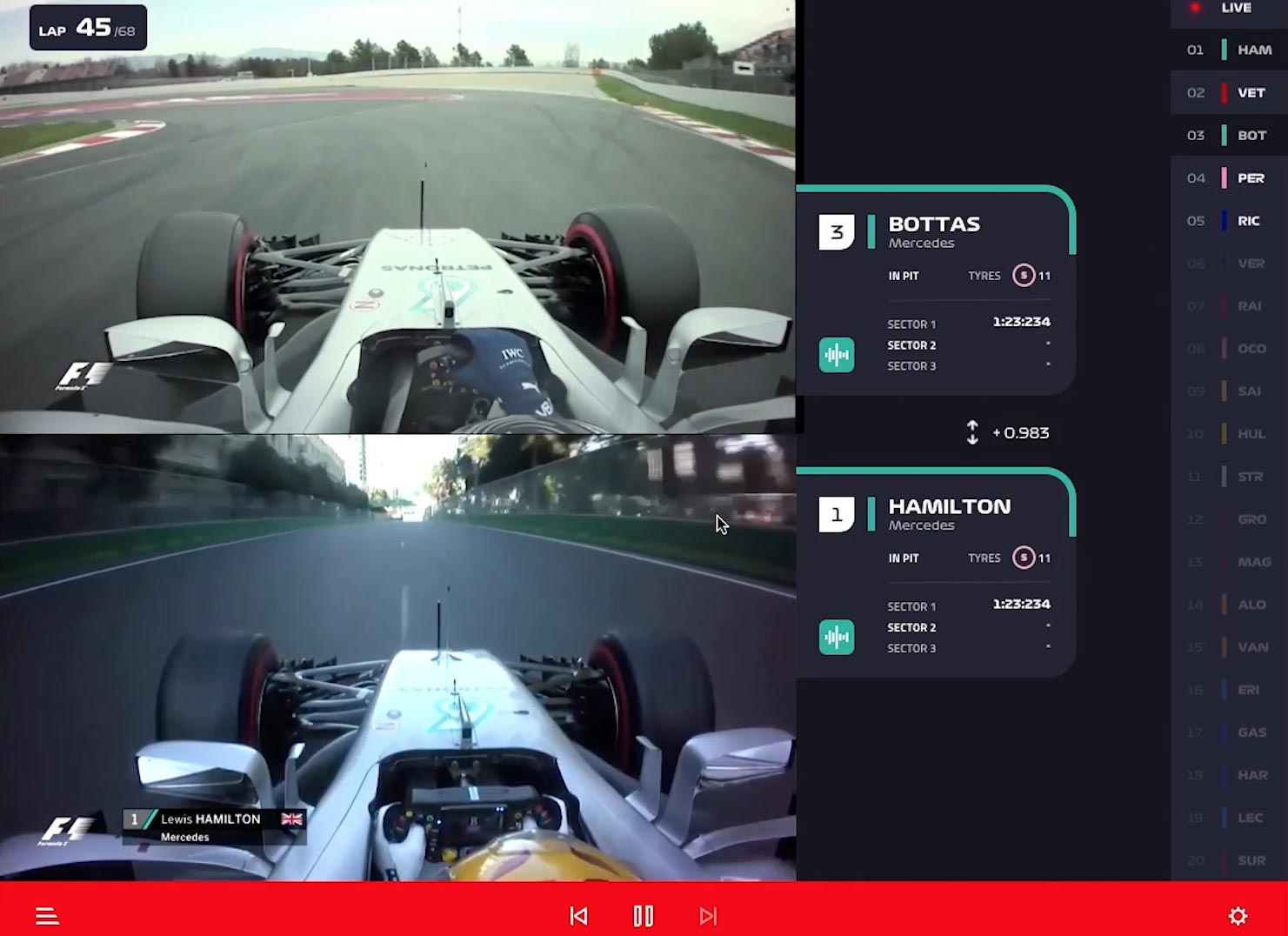 Formula 1 announces F1 TV streaming service for $8-12/mo