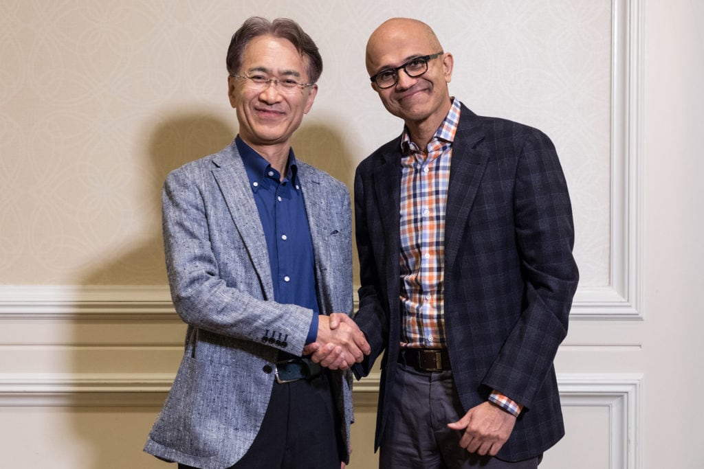 Sony and Microsoft game partnership Sony and Microsoft game partnership