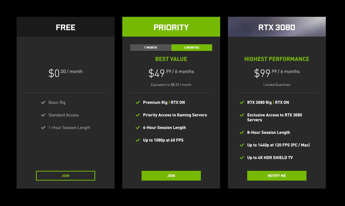 GeForce Now latency