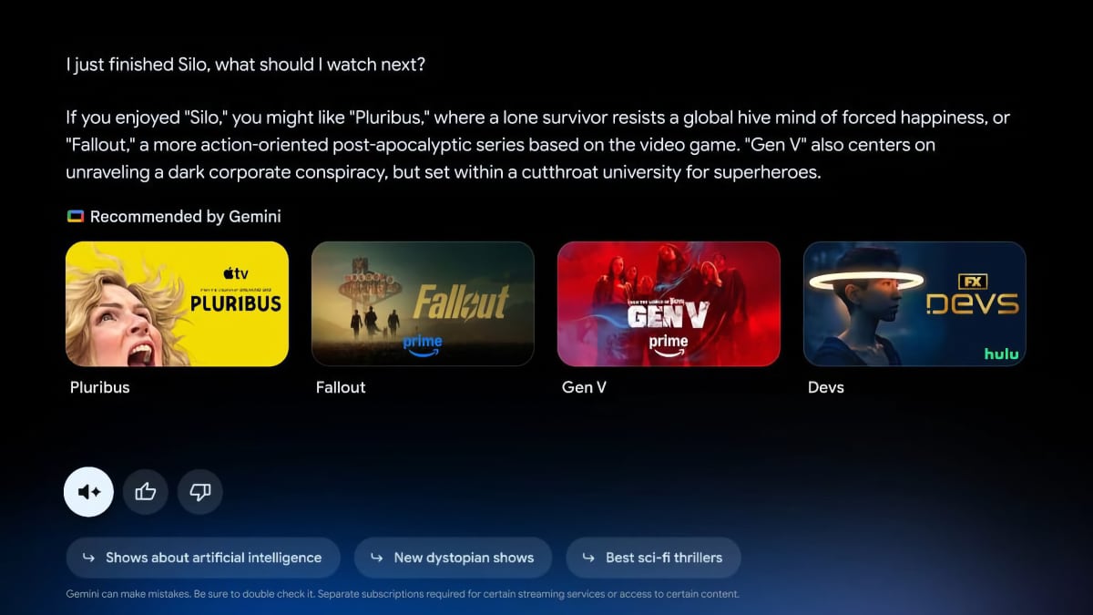 Google TV Gemini