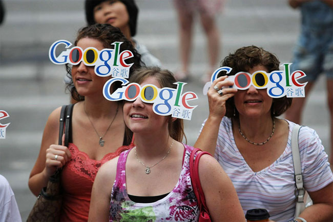 Click to enlarge Google display glasses