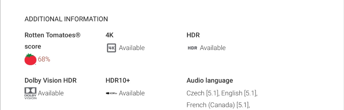 Google Play HDR10+ Google Play HDR10+