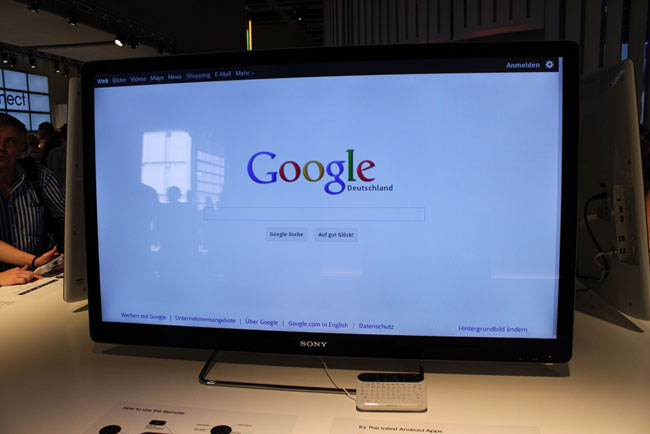 Click to enlarge Next version of Google TV - now with Android TV Market