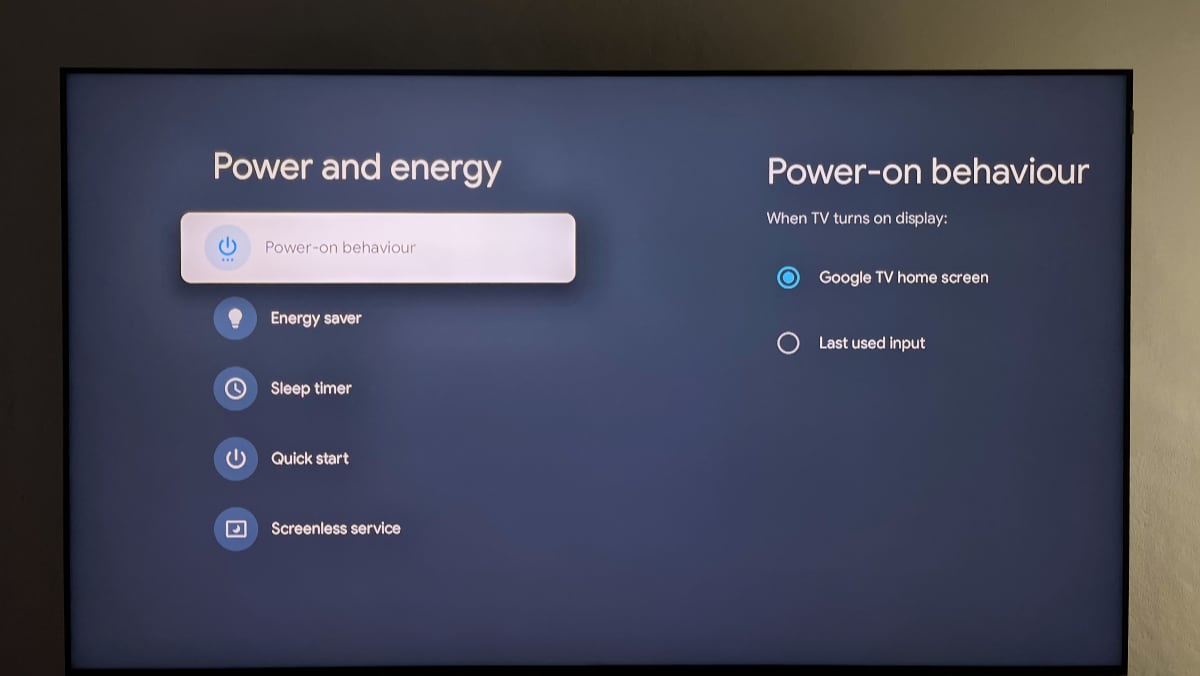 Google TV startup