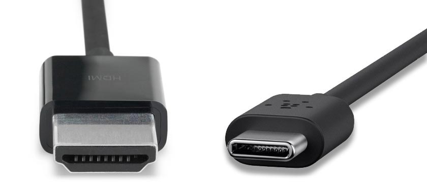 HDMI and USB Type C
